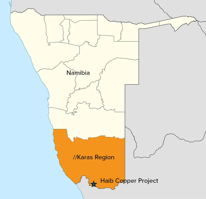 Haib Copper Project Namibia