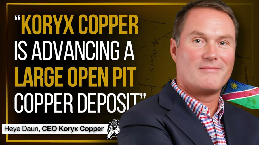 Koryx Copper is advancing a large open pit copper deposit